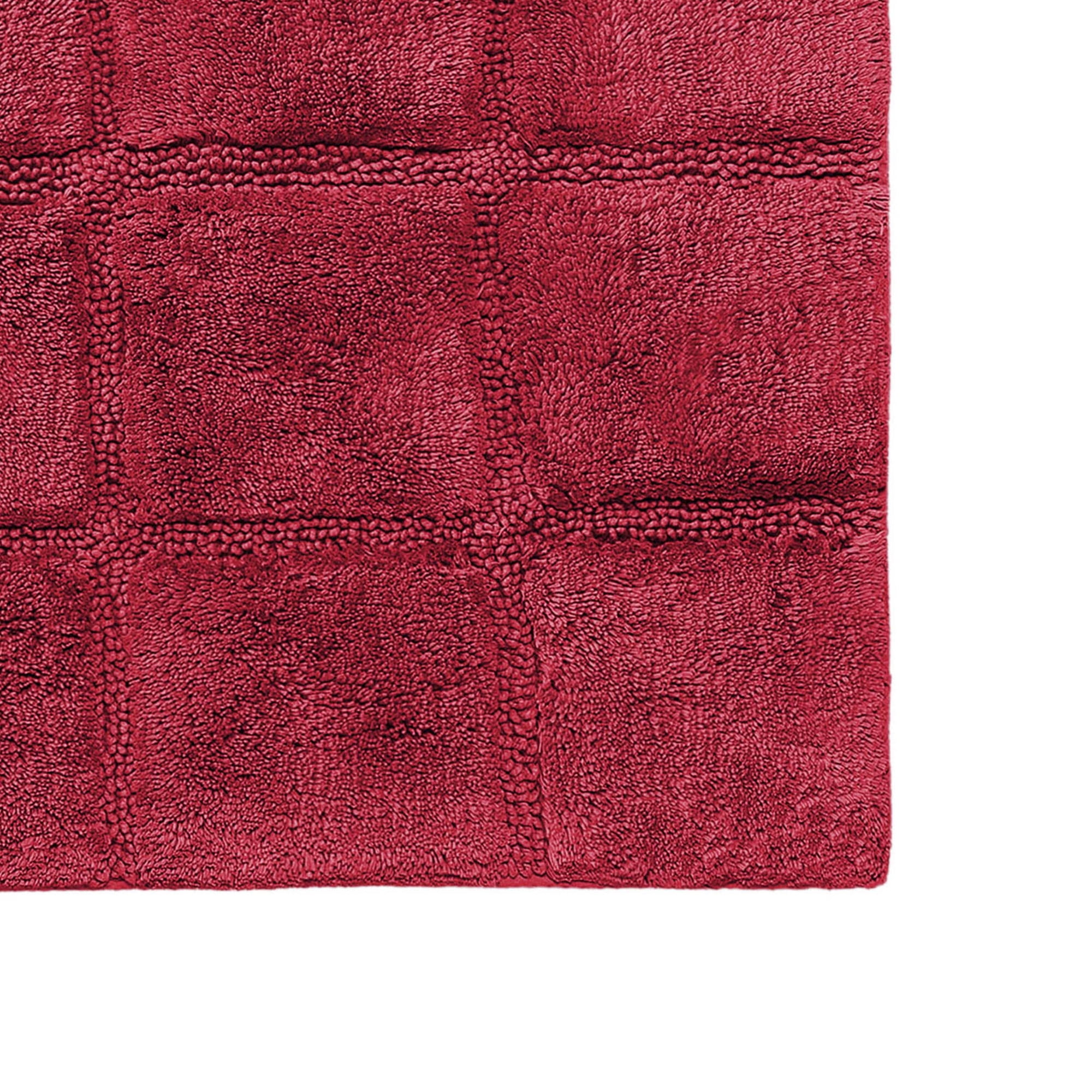 23x37 Antimicrobial Bath Rug Maroon - Total Fresh