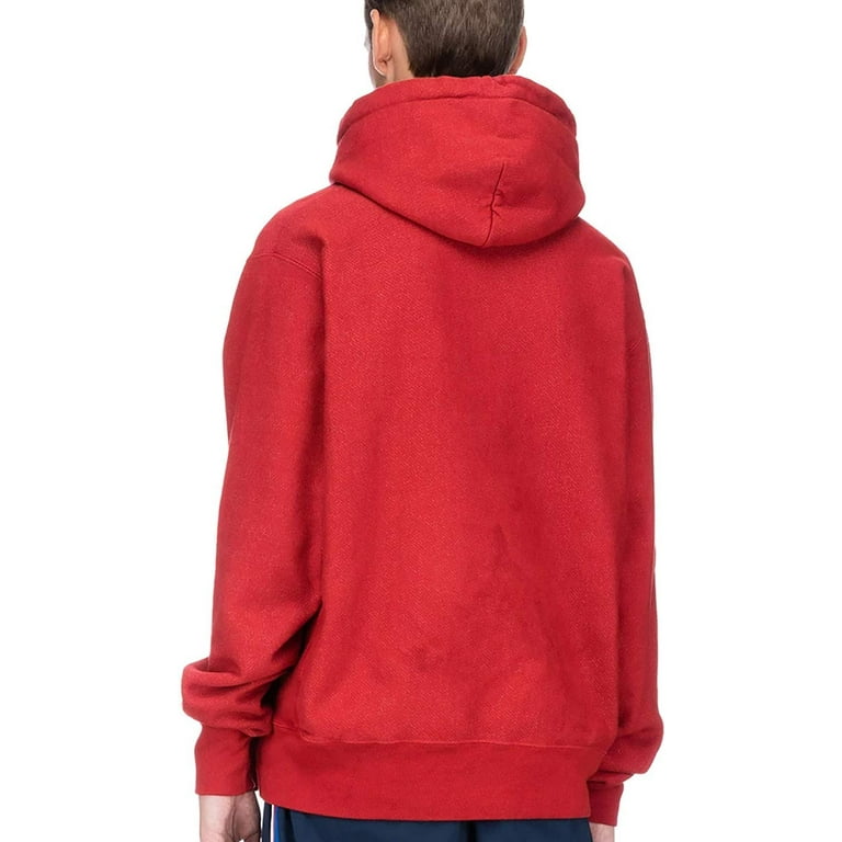 Champion small logo high neck sweatshirt in red