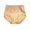 Yellow, variant on Homenesgenics Underwear for Women Plus Size Women's Fashion Sexy Breathable Lace Women's Panties Satin Patchwork Receiving Belly Lift Panties Gray XXL