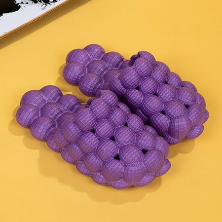 

CoCopeanut Personality DIY Summer Slides Women Outdoor Open Toe Slippers Bubble Massage Litchi Sandals Fashion Designer Sandals Men Clogs