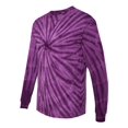 thumbnail image 2 of Dyenomite Men's Cyclone Vat-Dyed Pinwheel Long Sleeve T-Shirt, Style 240CY, 2 of 3
