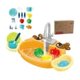 thumbnail image 2 of Play With Running Water Role Playing Toddler Girl With Rotating Faucet Play Food & Kitchen Utensils Simulation Kitchen Playset For Kids|Playsets, 2 of 6