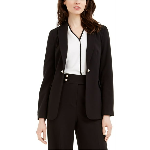Calvin klein one cheap button women's blazer