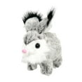 thumbnail image 2 of Siruishop Plush Bunny Toy Rabbit Interactive Electronic Pet for Preschool Party Favors Gray White, 2 of 8