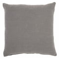 thumbnail image 1 of homeroots Décor 386678 Gris Solide Tissé Coussin, 1 of 1