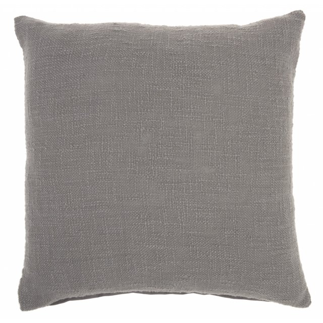 homeroots Décor 386678 Gris Solide Tissé Coussin