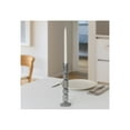 thumbnail image 3 of Decorative Bubble Taper Candle Holder for Home Decor - Contemporary Smoked Glass Candlestick Holder for Table Centerpieces - Sleek Candle Stand Holder for Entryway or Living Room Decor - 14", Black, 3 of 12