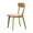 Oak-1pack, variant on Resenkos Dining Chairs Set of 2, Resenkos Kitchen Dining Chairs with High Spindle Back & Solid Natural Rubber Wood Legs, Natural Finish