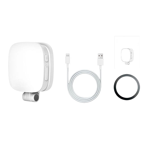 BKER Light Foldable Fill Light Selfie Light With For Phone Built In 5 Color Temperature/5 Brightness Phone Holder
