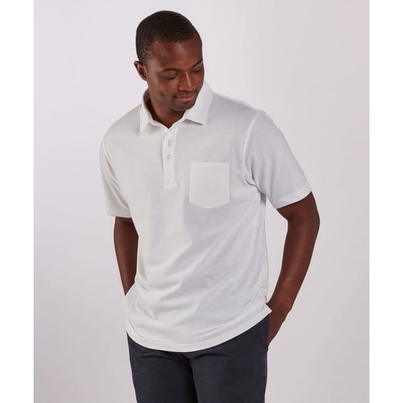 Boxercraft BM2301 Men's Pique Polo-White-XL