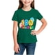 thumbnail image 3 of Blusas y camisas de manga corta con cuello redondo, moda de verano y primavera, para niños, cuello redondo, manga corta, temporada escolar, camiseta estampada, blusa de poliéster para niños, 3 of 5