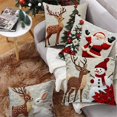 thumbnail image 4 of Fundas de Cojín Navideñas, Suaves y Agradables Al Tacto, Ideales para Sofá, Dormitorio, Sala de Estar y Fiestas., 4 of 5