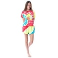 thumbnail image 7 of The Simpsons Womens' Bart Simpson Feast Your Eyes Tie-Dye Shirt and Shorts Loungewear Pajama Sleep Set, 7 of 7