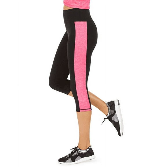 MSRP $25 Ideology Women's Color-Blocked Cropped Leggings Watermelon Size X-Small