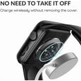 thumbnail image 4 of Entronix Smartwatch Protective Case Compatible with Apple Watch Series 6/5/4/SE, 44mm - Snap-On Guard Bumper Full Coverage with Built-In Screen Protector, White, 4 of 5