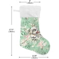 thumbnail image 2 of Coolnut Wildflower Christmas Stocking Personalized Large Candy Stocking, Xmas Stockings Decoration Hanging Gift for Family Holiday Party Ornaments Decor Fireplace, 2 of 7
