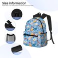 thumbnail image 5 of Lsque Cute Chickens and Flowers Classic Casual Backpack - Large Capacity Water-Resistant Backpack for School, Work, Travel, and Outdoor Activities, 5 of 8