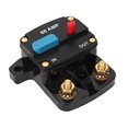 thumbnail image 1 of Disyuntor estéreo para coche de 12 V y 60 A, portafusibles reajustable manual, 1 of 8