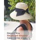 thumbnail image 5 of upf50+ Chapeau D't En Lin/coton Avec Cordon De Menton, 5 of 5