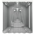 thumbnail image 3 of Ambesonne Outer Space Shower Curtain, Cosmos Scenery, 69"Wx84"L, Grey, 3 of 5