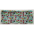thumbnail image 1 of Teal Cupcake Curtain Panels by Penny's Needful Things (Set of 2) 45 Inch Long UNLINED, 1 of 3