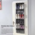 thumbnail image 1 of Becaristey Non-Tissé 24 Grilles Chaussures Titulaire Porte Porte-Chaussures Monté, 1 of 6