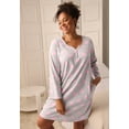 thumbnail image 4 of Dreams & Co. Plus Size Henley Sleepshirt, 4 of 5