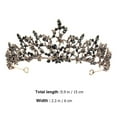 thumbnail image 2 of Couronne Strass Bandeau Partie Tête Bijoux Tiare Coiffe pour Mariage, 2 of 7