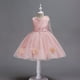 thumbnail image 4 of Vestido de verano para niños, vestido de boda para niños, falda de malla con lazo grande para niñas, vestido rojo para niñas, 4 of 5