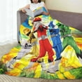 thumbnail image 6 of Power Rangers Fleece Blanket Super Soft Cozy Throw Blanket Fuzzy Comfy Flannel Blanket Warm Plush Blankets And Throws For Couch, Sofa, Bed 60"X50", 6 of 7