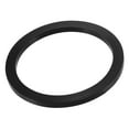 thumbnail image 1 of Unique Bargains 4' DN100 Nitrile Rubber Flat Washer Quick Connector Gasket Black, 1 of 5