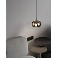 thumbnail image 3 of FSLiving Track Light Pendants 5W Adjustable Levitate H-Type Retractable Track Pendant Light with Macaron Pendants Indoor Island Light Adjustable Height Warm White 3000K for Kitchen,Black - 1 Pack, 3 of 7