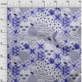 thumbnail image 3 of oneOone Rayon Dark Blue Fabric Asian Japanese Pattern Sewing Fabric By The Yard Printed Diy Clothing Sewing Supplies 56 Inch Wide, 3 of 5