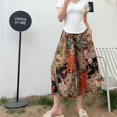 thumbnail image 1 of Womens Loose Pants Summer Wide Leg Rayon Blend, 1 of 10