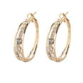 thumbnail image 2 of DPTALR Women Exaggerated Zircon Temperament Earrings Ear Clips Ladies Jewelry, 2 of 3