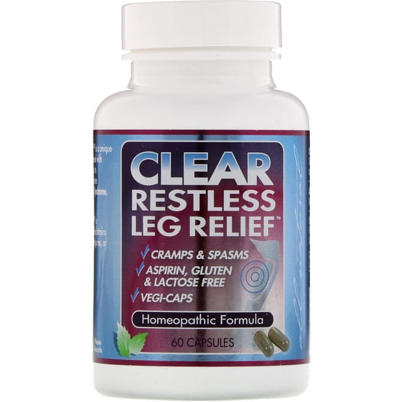 Clear Products Clear Restless Leg Relief 60 Veggie Capsules