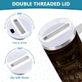 thumbnail image 5 of 30 oz Insulated Stainless Steel Tumbler Double Wall Stainless Steel Tumbler with 2-Way Drinking Vintage Kitchen Scene, 5 of 9