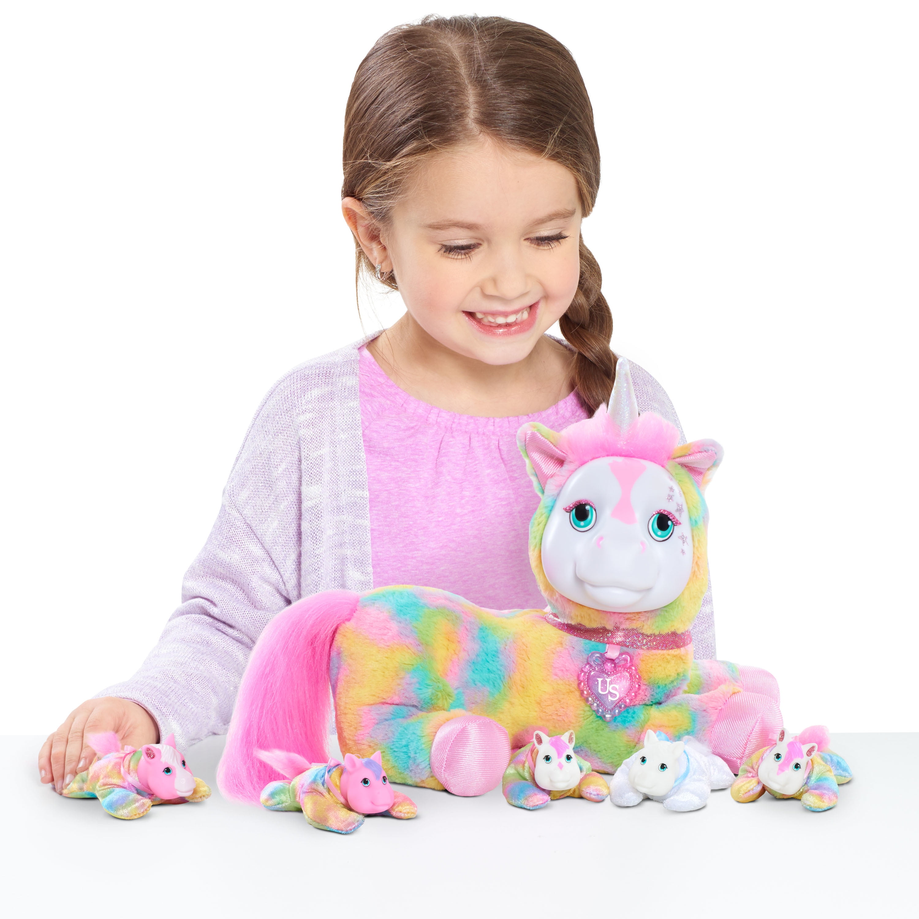 unicorn surprise plush crystal