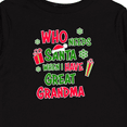 thumbnail image 4 of Inktastic Who Needs Santa When I Have Great Grandma Boys or Girls Long Sleeve Toddler T-Shirt, 4 of 5