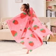 thumbnail image 2 of Manta Wajade 127x152 cm Suave Peluche Rosa Fresa, 2 of 9