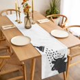 thumbnail image 6 of Cows Showering Cotton Linen Table Runner for Dining Kitchen, Modern Abstract Art Funny Animals Wedding Outdoor Party Tablerunners Decoration, Dresser Scarf Coffee Tablecloth Runners 13x70 Inches, 6 of 9
