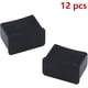 thumbnail image 2 of 12 Pack 15 X 30 Mm Black Rectangular Rubber Felt Table Or Chair Leg Protector Caps YVE, 2 of 5
