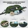 thumbnail image 7 of WATERFLY Unisex Anti Theft RFID Blocking Hiking Running Nylon Fanny Pack Waist Bag,Army Green, 7 of 7