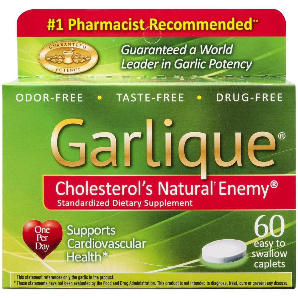 Garlique Garlic Herbal Supplement, 60 count