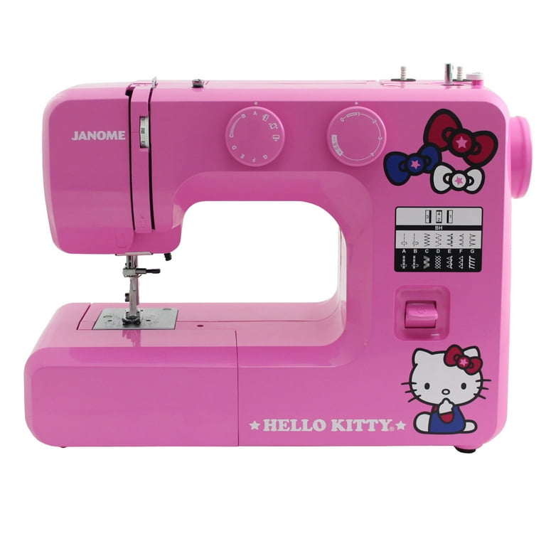 pink stuff #22: pink sewing machine (hello kitty)