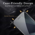 thumbnail image 7 of 2 Pack for iPhone 17 Screen Protector, 9H Anti Spy Dark Tempered Glass Screen Protector for iPhone 17, Easy Installation, Bubble Free, 7 of 7