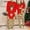 Christmas 01, variant on Onlypjs Matching Family Christmas Pajamas Set – Red "Merry Christmas" Reindeer Tops & Festive Striped Pants for Women, Men, Couples