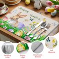 thumbnail image 2 of Dish Drying Mat for Kitchen Countertop, Easter Eggs Bunny Absorbent Microfiber Dish Mat Quick Dry Non Slip Draining Mat Kitchen Drying Pad for Dishes, Utensils 16x18 Inch Butterfly Flower Grass, 2 of 9
