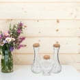 thumbnail image 7 of KALLORY 3Pcs Transparent Glass Bottles with Cork for Wedding Sand Ceremony and DIY Decor, 7 of 7