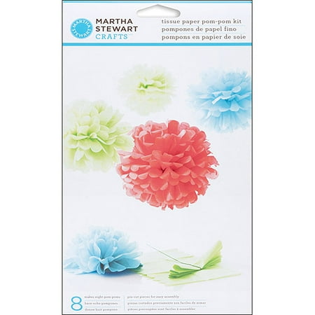 Martha Stewart Modern Festive Tissue Paper Pom-Pom Kit